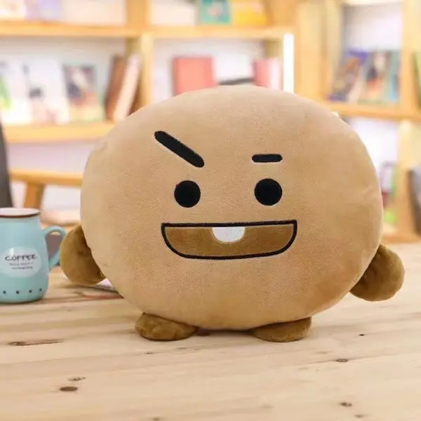 KOJA BTS Plush Pillows Kpop Bangtan Boys Bt21 Warm Bolster Cushion Plushie - Image 2