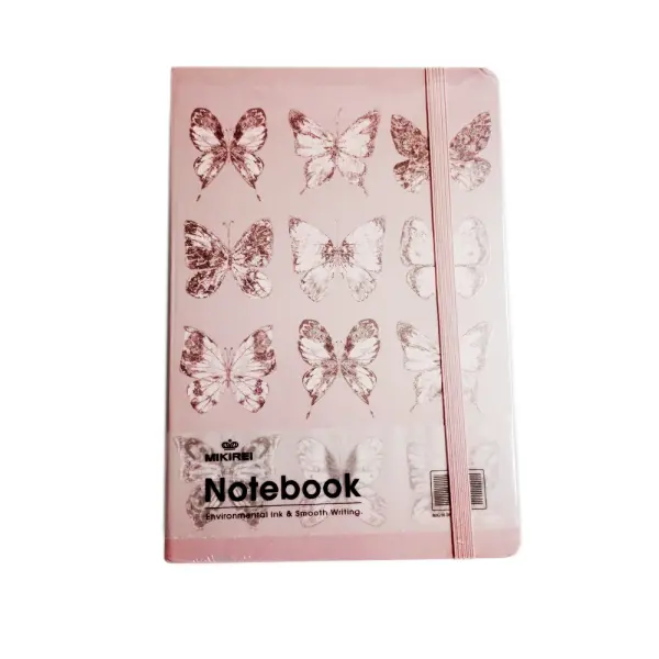 KOJA Butterfly Print Lined Large Notebook Journal Diary 96 Sheets - Image 2