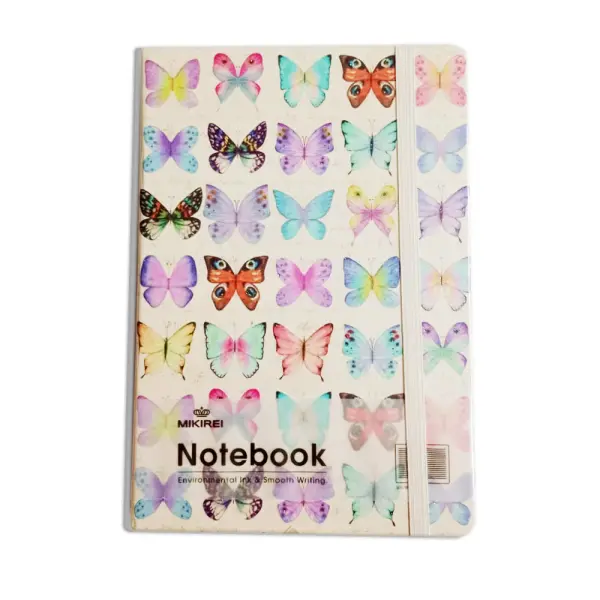 KOJA Butterfly Print Lined Large Notebook Journal Diary 96 Sheets - Image 3