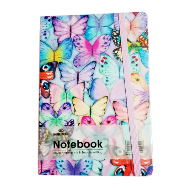 KOJA Butterfly Print Lined Large Notebook Journal Diary 96 Sheets - Image 4