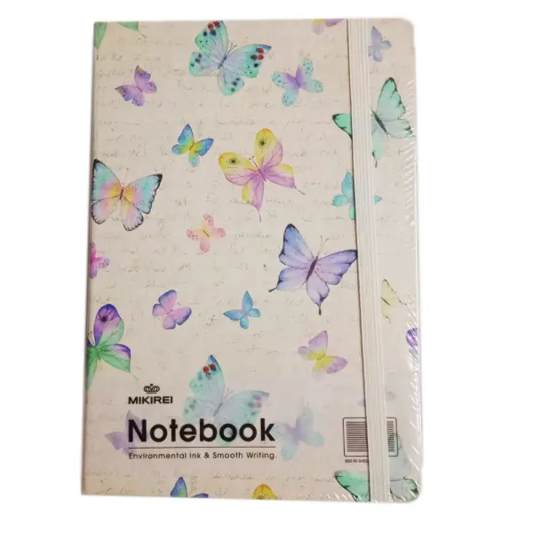 KOJA Butterfly Print Lined Large Notebook Journal Diary 96 Sheets - Image 5
