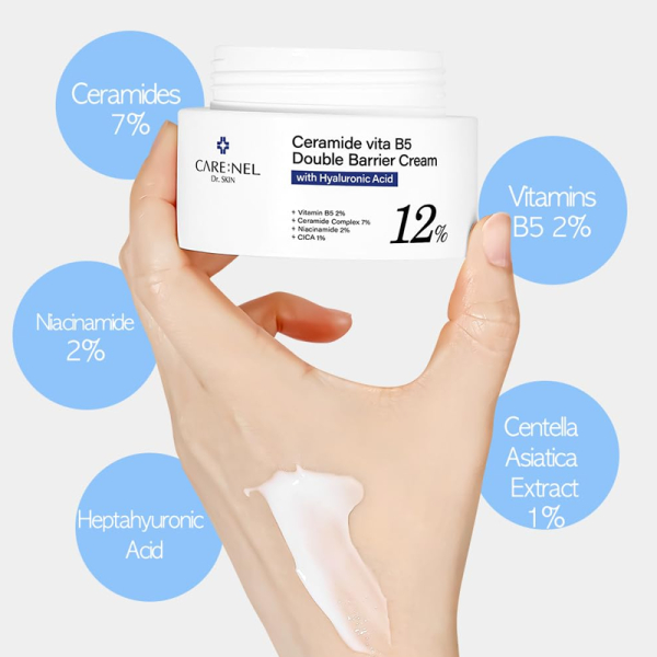 KOJA CARE:NEL Ceramide Vita B5 Double Barrier Cream 1.7 fl.oz - Image 5