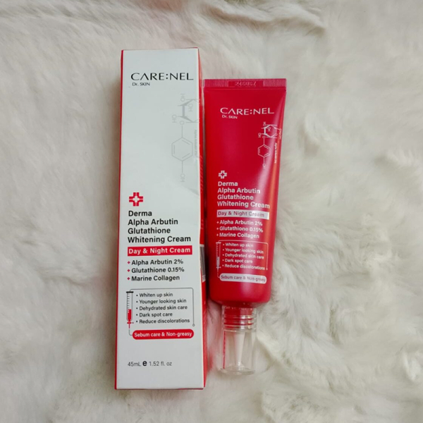 KOJA CARE:NEL - Derma Alpha Arbutin Glutathione Sparkling Cream 45 ML - Image 2