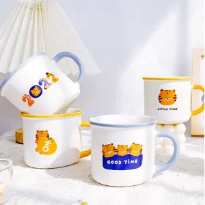 KOJA Cartoon Ceramic Mug, Ceramic Coffee Cup ,Porcelain Mug