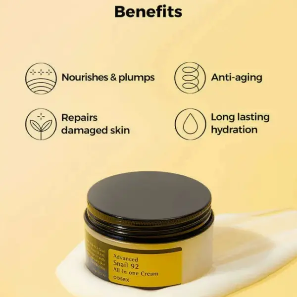 KOJA Cosrx Advanced Snail 92 All in one Cream 100 ml - Image 2