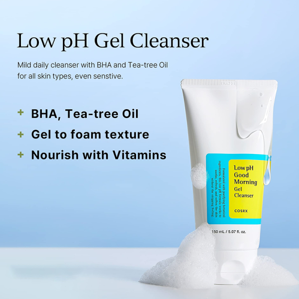 KOJA COSRX Low pH Good Morning Gel Cleanser - 150ml - Image 5