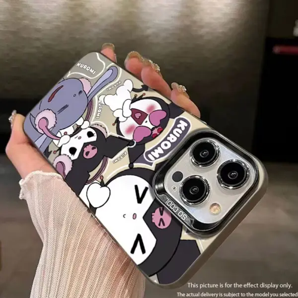 KOJA Cute And Coquettish Kuromi Pattern Colorful Pattern Mobile Phone Case for Iphone - Image 2