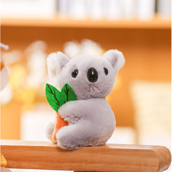 KOJA Cute Simulation Koala Plush Pendant Doll Keychain - Image 2