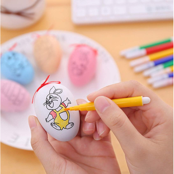 KOJA Easter Eggs Surprise Toys to Paint and Decorating Hanging Easter Eggs with Rope Crafts - Image 3