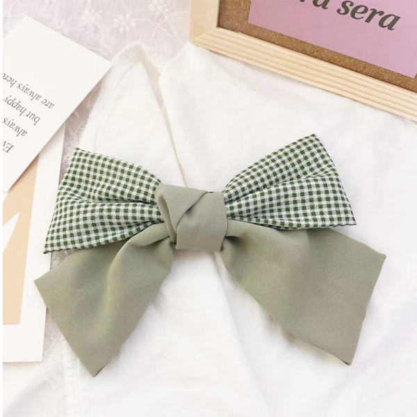 KOJA Fairy Big Bow Hairpin Back Head Spring Clip Retro Japanese Floral Hair Accessories For Girls - Image 3