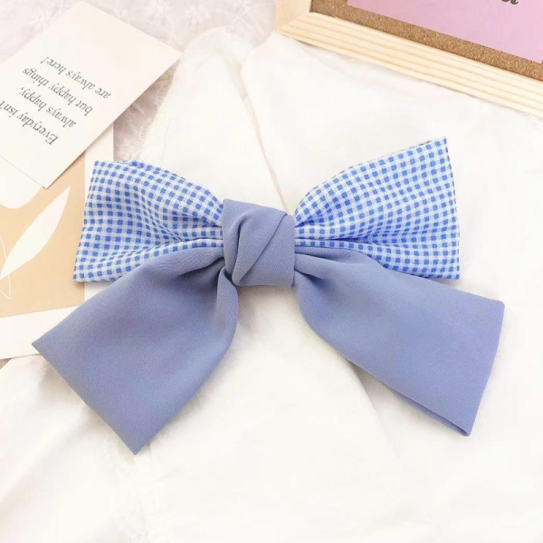 KOJA Fairy Big Bow Hairpin Back Head Spring Clip Retro Japanese Floral Hair Accessories For Girls - Image 4