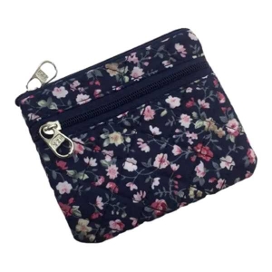 KOJA Floral Coin Purse ,Flowers ,Leaves ,Bag,Business Card Holder , For Women