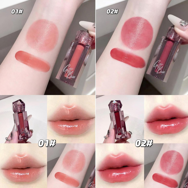 KOJA Gege Bear Crystal Diamond Hydrating Lip Gloss - Image 4