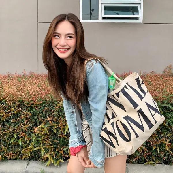 KOJA Gentle Canvas Tote Bag for School Office Travel - Image 2