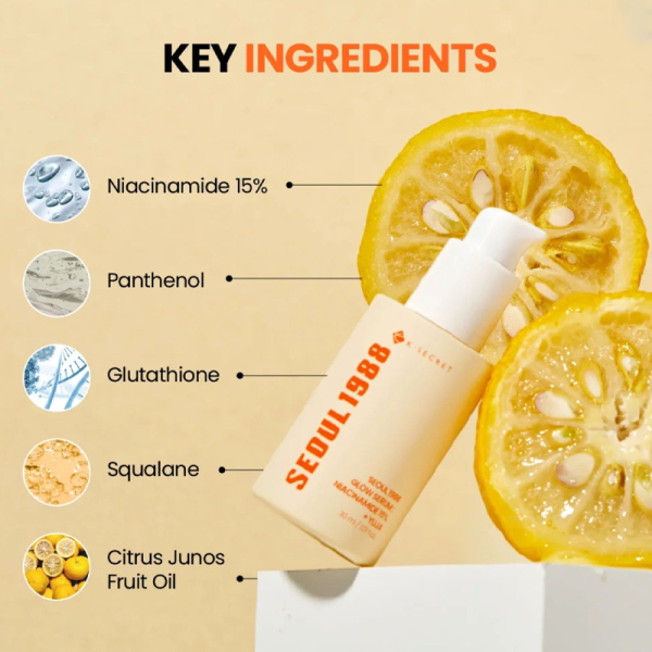 KOJA Glow Serum: Niacinamide 15%+Yuja 30ml - Image 3