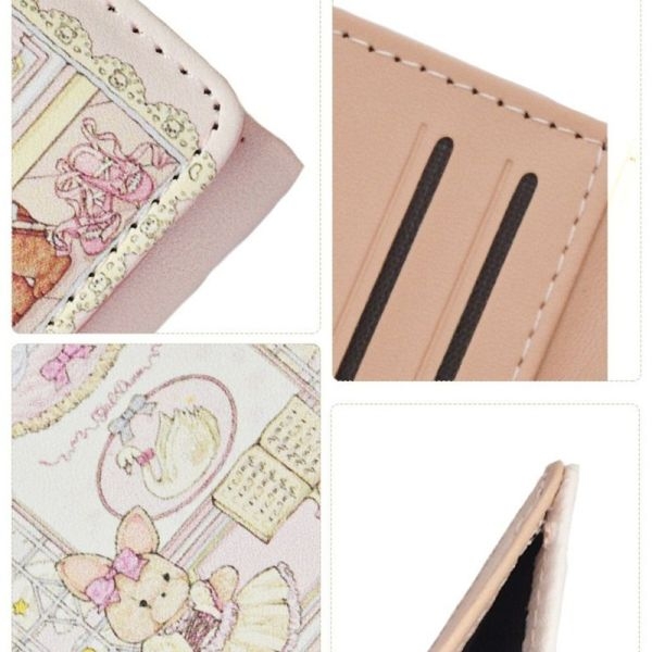 KOJA Kawaii Bunny Pattern Short Wallet, Clutch Trifold Coin Purse, Trendy Credit Card Case - Image 3