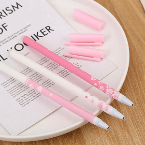 KOJA Kawaii Sakura Cherry Blossom Gel Pens Set of 3