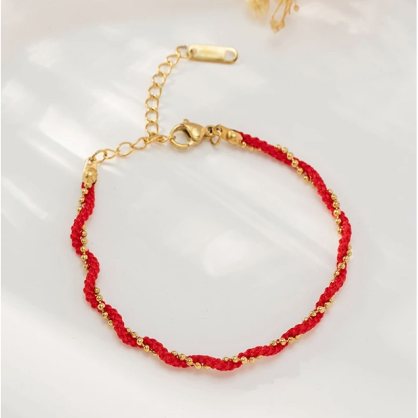 KOJA Korean Braided Beach Boho Anklets - Image 2