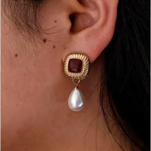 KOJA Korean Elegant Design Drop Shape Earrings