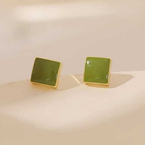 KOJA Korean Elegant Design Stud Shape Earrings