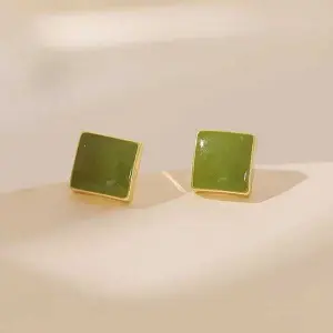 KOJA Korean Elegant Design Stud Shape Earrings