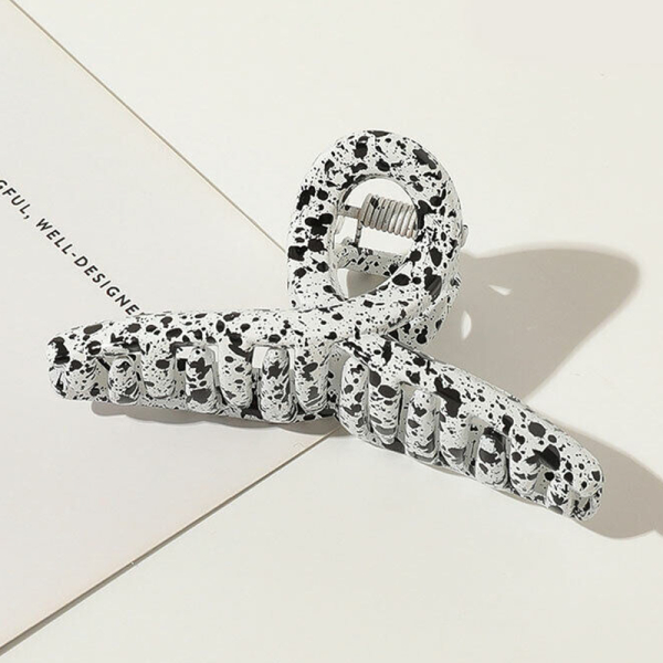 KOJA Korean Style Graphic Hair Claw Clip For Women - Image 2