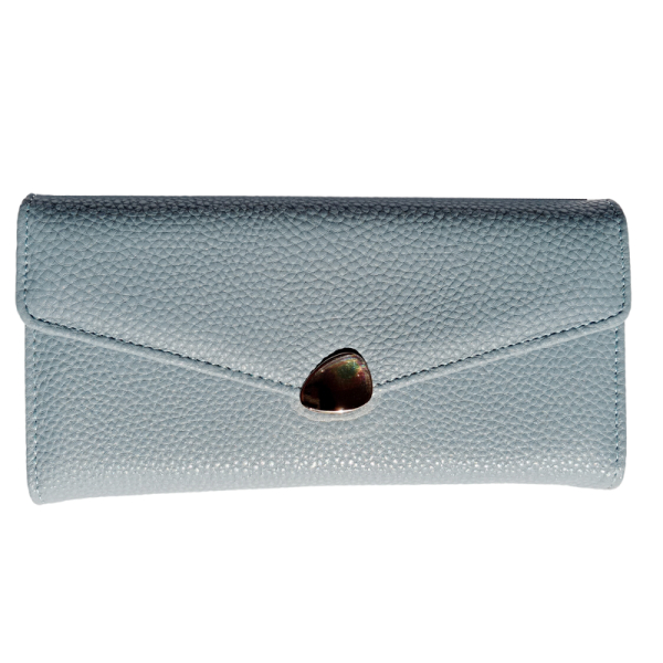 KOJA Korean Style Women's Leather RFID Flap Wallet Clutch Organizer - Image 2