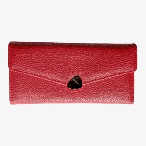 KOJA Korean Style Women's Leather RFID Flap Wallet Clutch Organizer