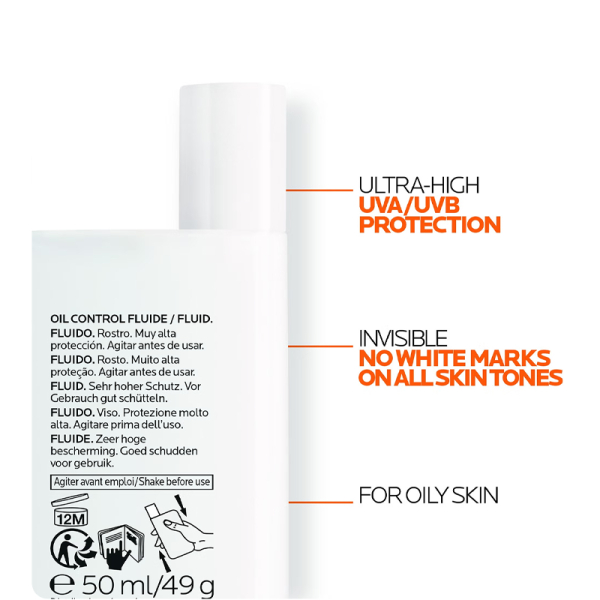 KOJA La Roche-Posay Anthelios UVmune 400 Fluid Oil Control SPF50+ 50ml - Image 3