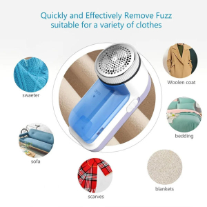 KOJA Lint Remover Fabric Shaver For Sweater Defuzzer Lints Fuzzs Pills Pilling Trimmer for Clothes and Furniture