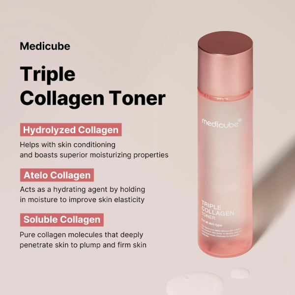 KOJA Medicube Triple Collagen Toner, 140ml - Image 2