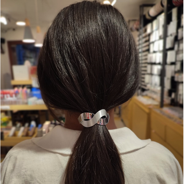 KOJA Metal hair cuff - Size Small Copper Ponytail Holder Metal Hair Accessories For Her - Image 4