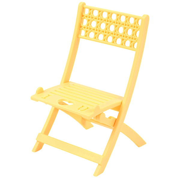 KOJA Miniature Folding Chair For Phone Stand Doll House Accessories - Image 2