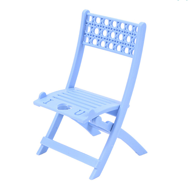 KOJA Miniature Folding Chair For Phone Stand Doll House Accessories - Image 3