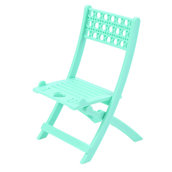 KOJA Miniature Folding Chair For Phone Stand Doll House Accessories - Image 4