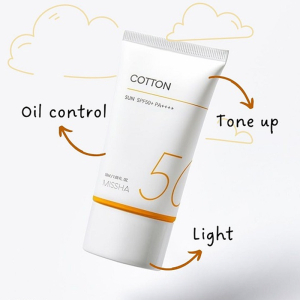 KOJA Missha All Around Safe Block Cotton Sun 50ml SPF50+ PA++++ 50ml