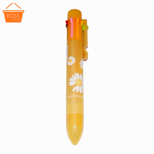 KOJA Multicolor Pen 8 Color Retractable Ballpoint Pen Writing Stationery Gift