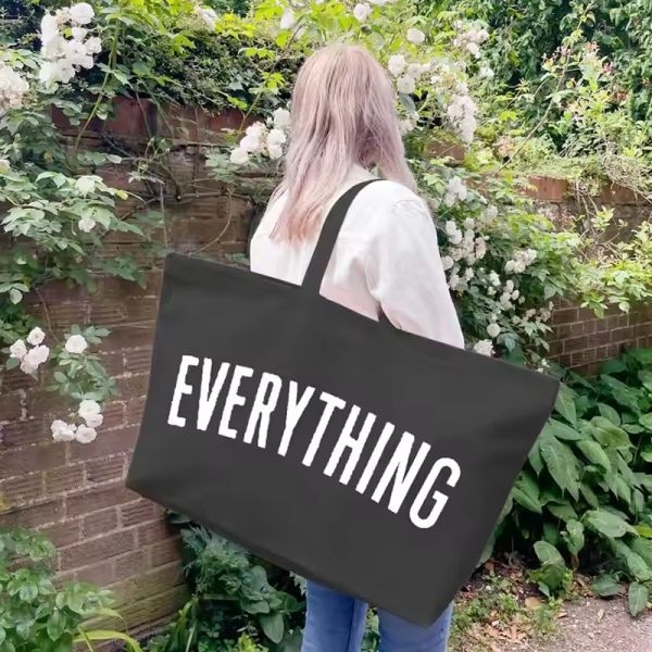 KOJA New Large & Oversized Canvas Tote Bag - Image 3
