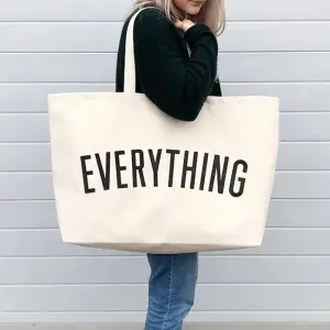 KOJA New Large & Oversized Canvas Tote Bag