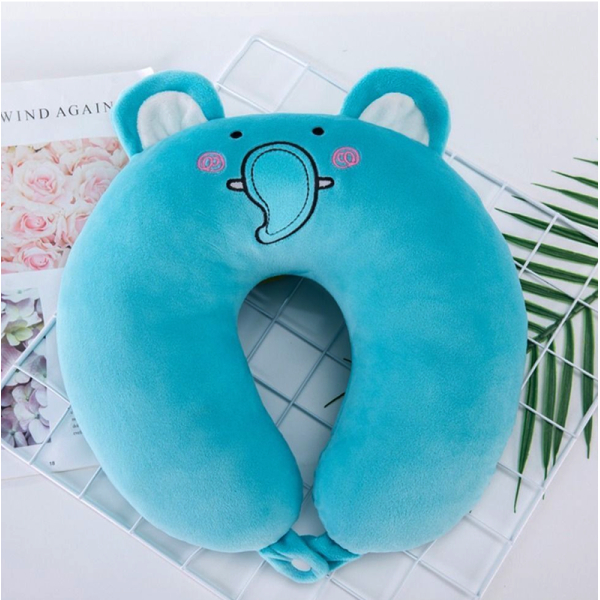 KOJA Outdoor Flight Neck Pillow U-shaped Pillow Short Plush Travel Pillow - Image 3