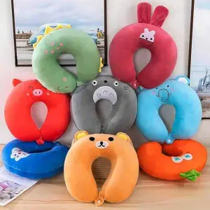 KOJA Outdoor Flight Neck Pillow U-shaped Pillow Short Plush Travel Pillow