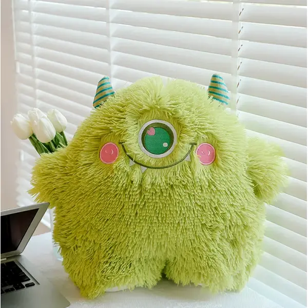 KOJA Plush Toy Cartoon Big-Eyed Monster Pillow - Image 3