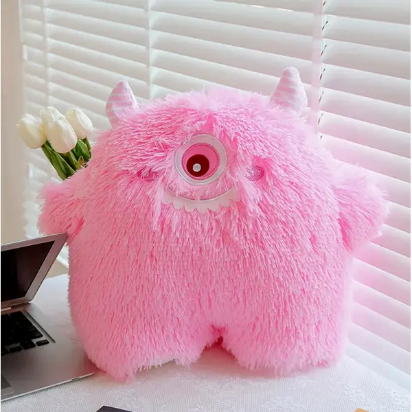 KOJA Plush Toy Cartoon Big-Eyed Monster Pillow - Image 4