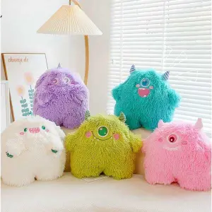 KOJA Plush Toy Cartoon Big-Eyed Monster Pillow