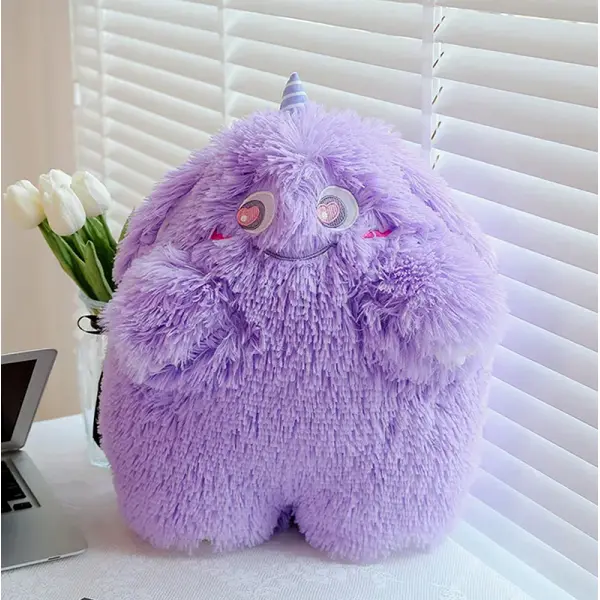 KOJA Plush Toy Cartoon Big-Eyed Monster Pillow - Image 5