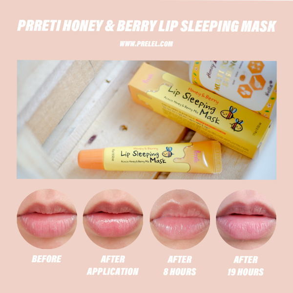 KOJA PRRETI Honey & Berry Lip Sleeping Mask 15g (Tube) - Image 2