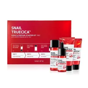 KOJA SNAIL TRUECICA MIRACLE REPAIR STARTER KIT (4components) Toner 30ml, Serum 10ml, Cream 20g, Foam 30ml