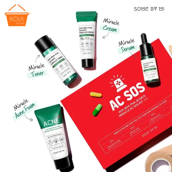 KOJA SOME BY MI Aha Bha Pha 30 Days Miracle AC SOS Kit - Image 2
