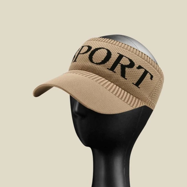 KOJA Sports Unisex Letter Graphic Sun Protection Casual Visor Hat For Summer - Image 3