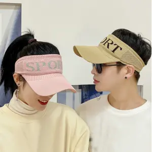 KOJA Sports Unisex Letter Graphic Sun Protection Casual Visor Hat For Summer